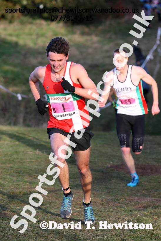 Senior men, 2016 National Cross Country Relays, Berry Hill Park, Mansfield. Photo: David T. Hewitson/Sports for All Pics